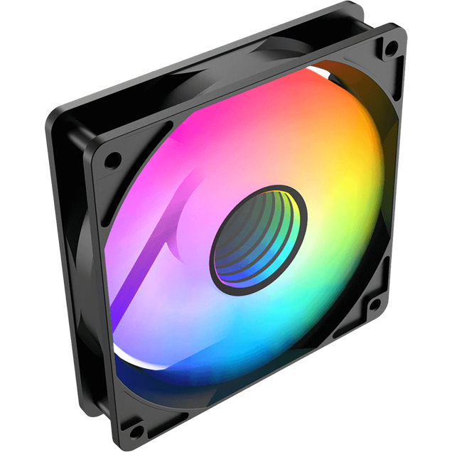 CiT Halo Reverse 120mm Infinity ARGB Black PWM Cooling Fan